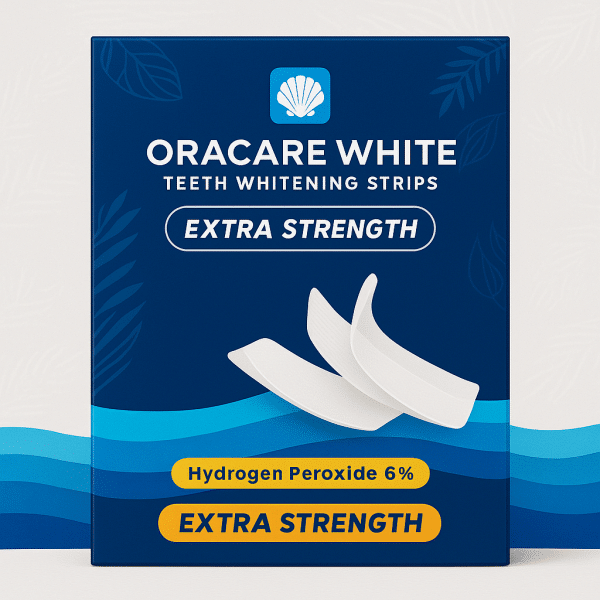 Oracare White Teeth Whitening Strips – Extra Strength