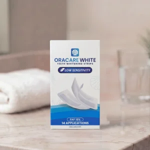 Oracare White Low Sensitivity Whitening Strips